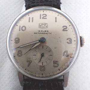 Vintage UMF Ruhla Herrenuhr: 15 Rubis, generalüberholt