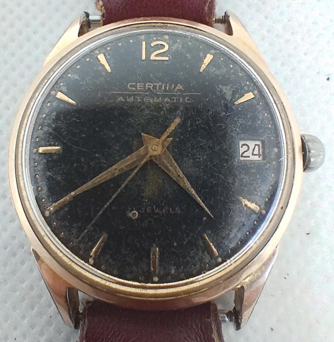 スイス サーチナ 腕時計 ヴィンテージ サーチナ 自動巻き腕時計 21石 スイス製 1970年代 - Etsy