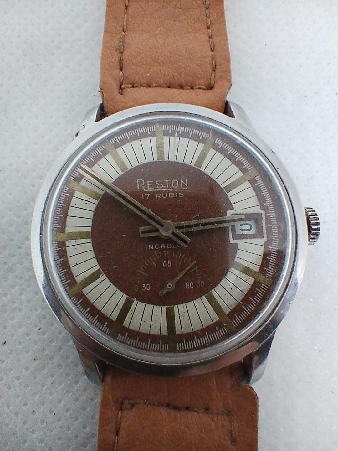 Vintage Mens Watch Reston 17 Rubis 70's. - Etsy