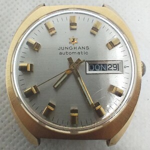 稼働 JUNGHANS ユンハンス 懐中時計 ヴィンテージ ゴールド 電池交換済