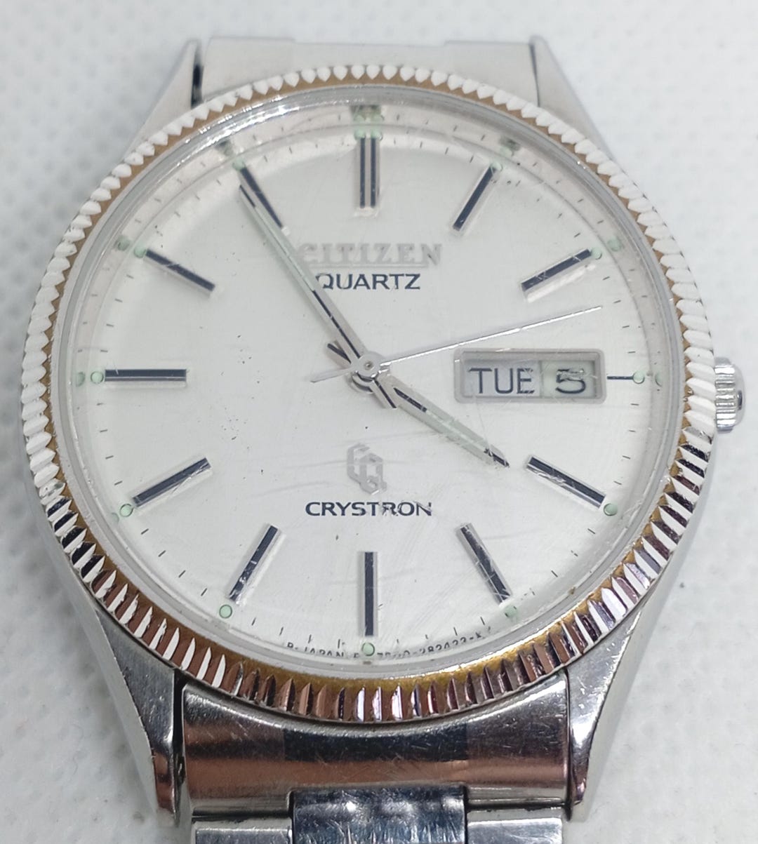 Vintage Citizen Quartz Crystron 4-280491 KT Made in Japan 80's. - Etsy