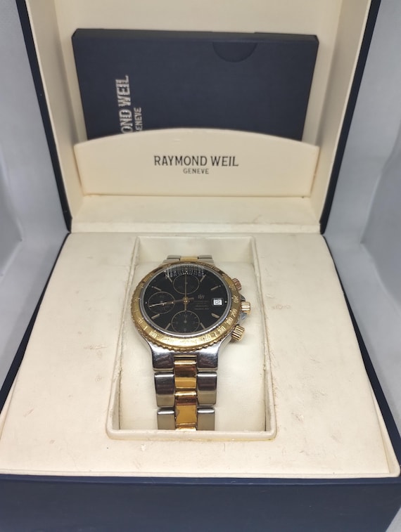 Reloj cronógrafo vintage para hombre Raymond Weil Amadeus 200 Ref