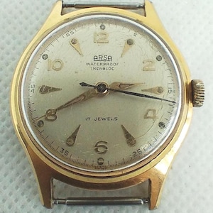 Vintage Men&#39;s Watch ARSA / Auguste Reymond S.A. / Swiss Made 1950&#39;s.
