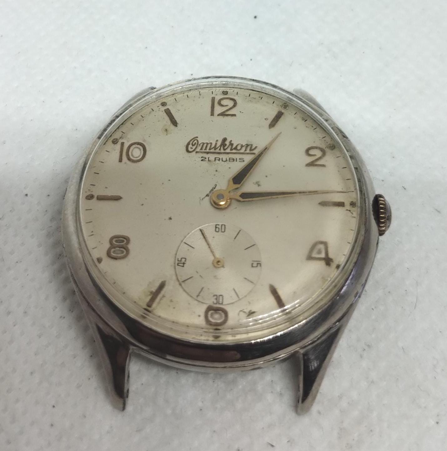 Vintage Men's Watch Omikron 21 Rubis Made in Swiss 70's. - Etsy