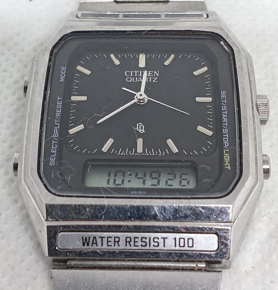 Vintage Alarm Chronograph Citizen T011-312805 Y Japan 80's. - Etsy