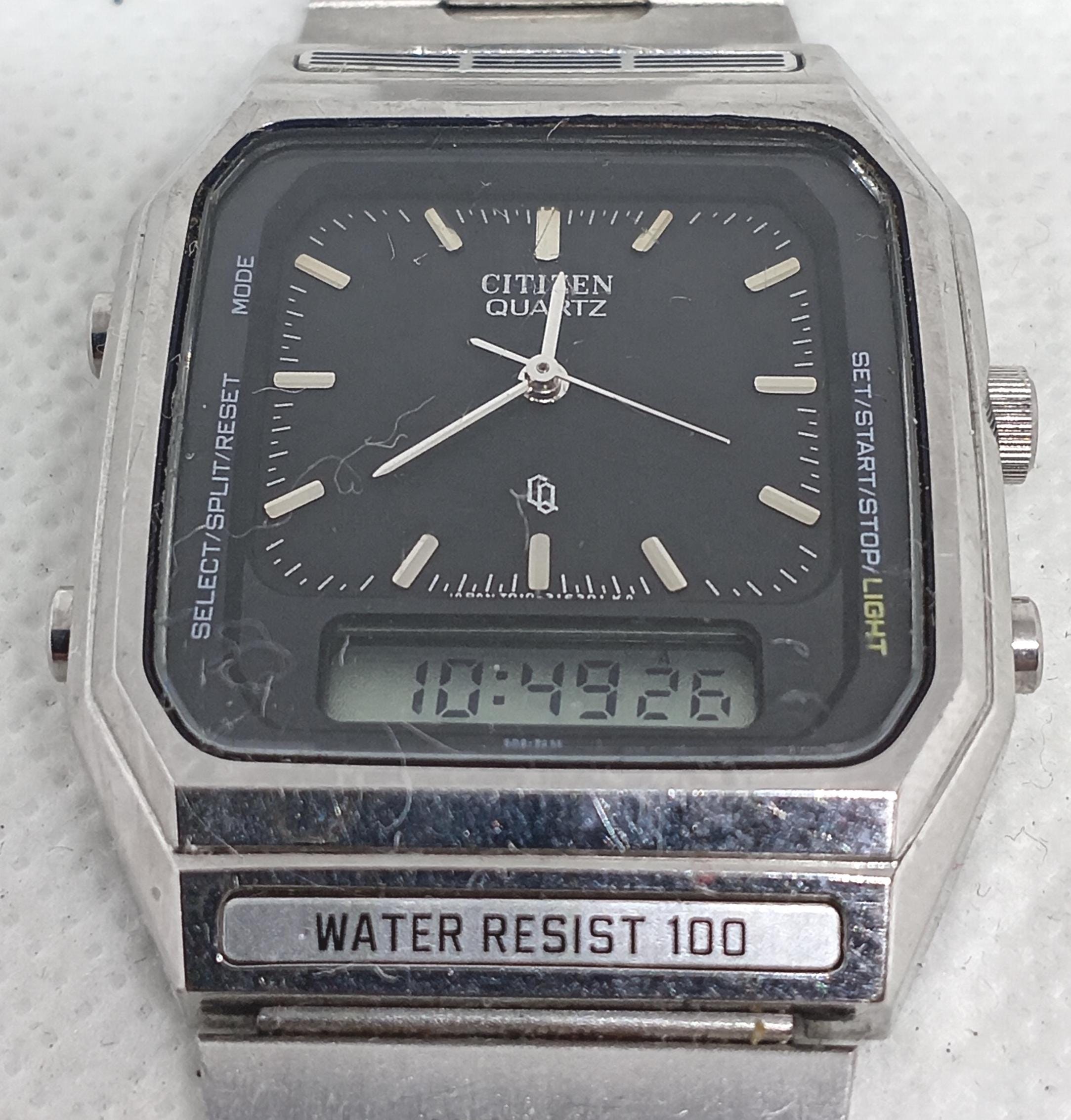 Vintage Alarm Chronograph Citizen T011-312805 Y Japan 80's. - Etsy
