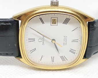 Zegarek vintage Omega De Ville Quartz Cal. 1342 Ref. 192.0034 Szwajcarski z lat 80-tych.