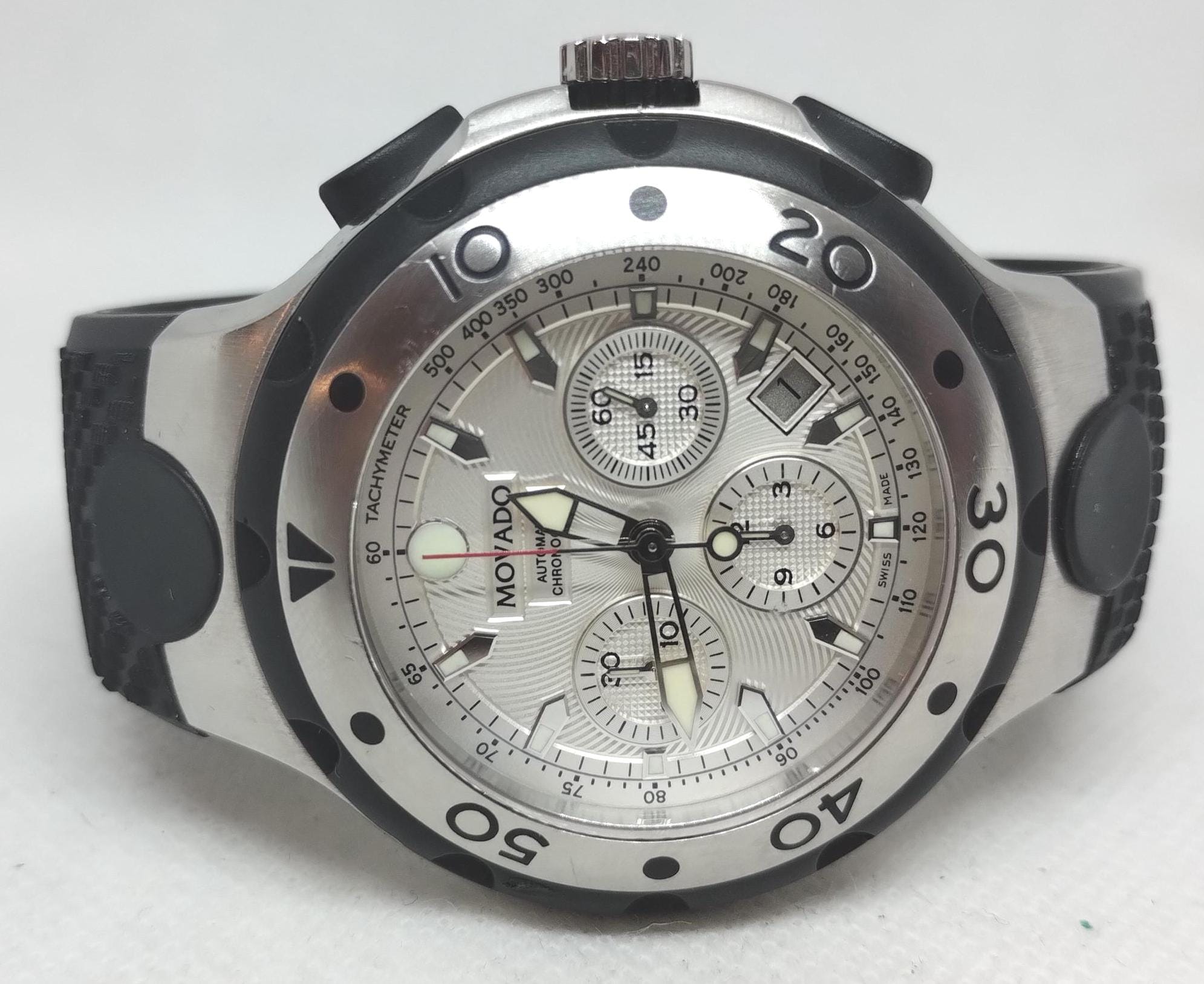 Movado Chronograph Watch Ref. 84.H7.1893.1 Series 800 Tom Brady