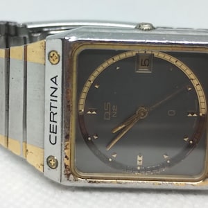 Vintage Men&#39;s Watch Certina DS N2 Quartz Swiss Made 90&#39;s.