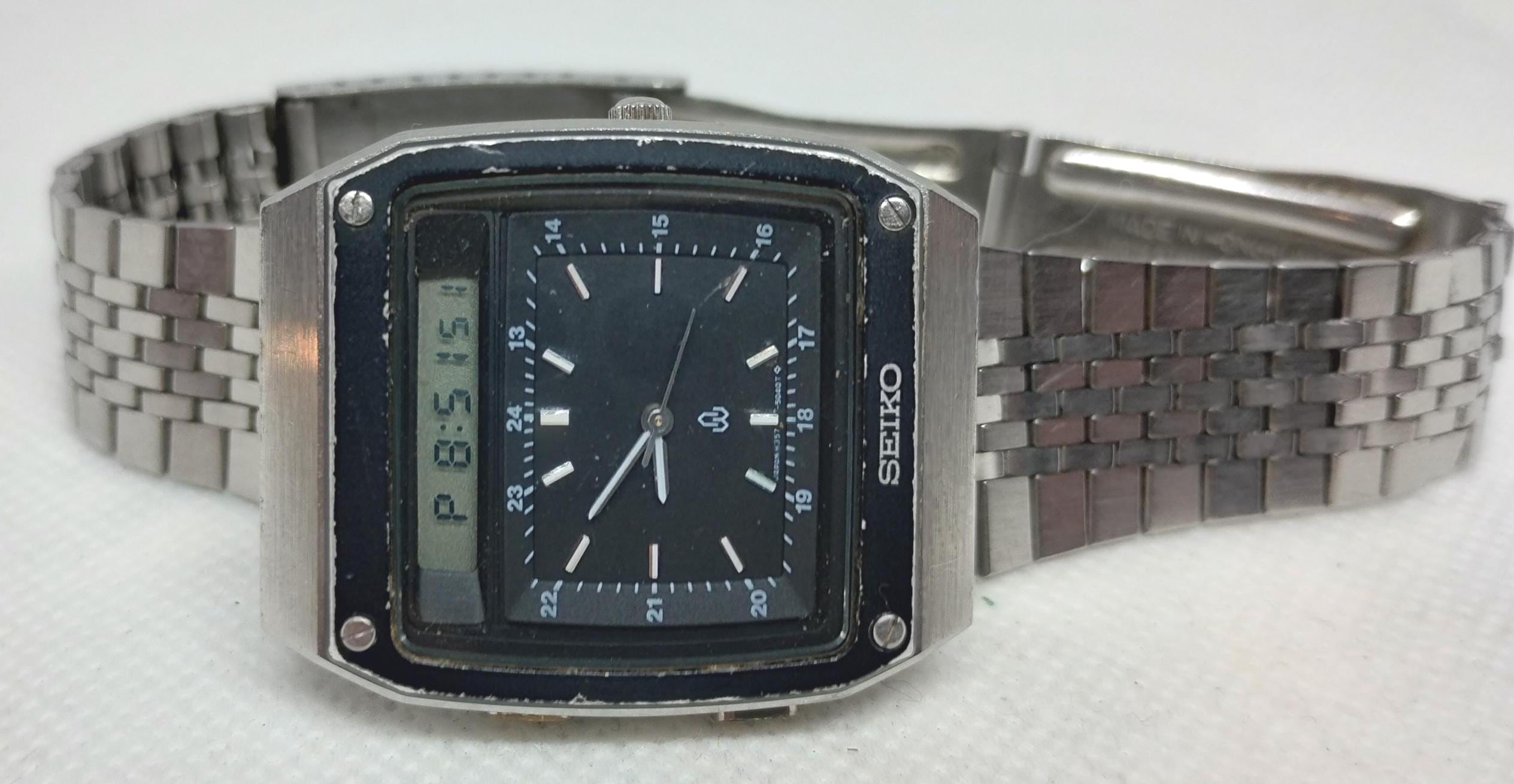 Vintage Ana - Digi Watch Seiko H357-5010 JAMES BOND Japan 80's. - Etsy