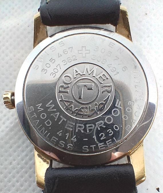 Vintage Men's Watch Roamer Anfibio Incabloc 17 Ref. 414-1230.003
