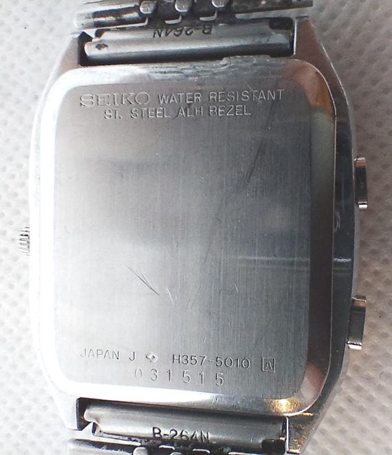 Vintage Ana - Digi Watch Seiko H357-5010 JAMES BOND Japan 80's. - Etsy