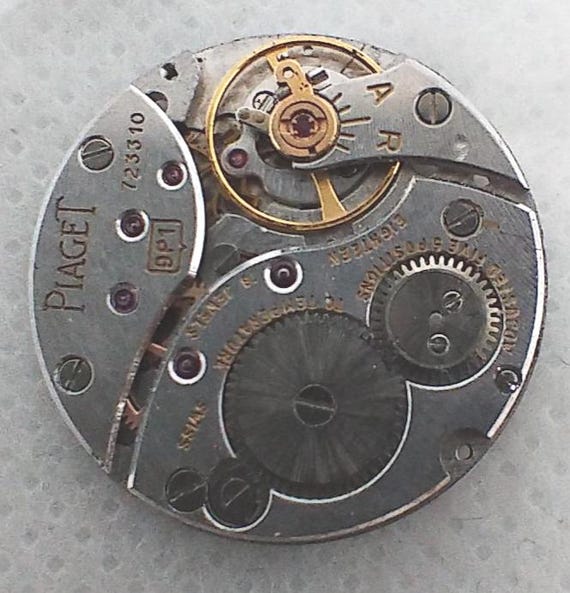 High Grade Watch Movement Piaget Caliber 9P1 Swiss Made  60's. View 2