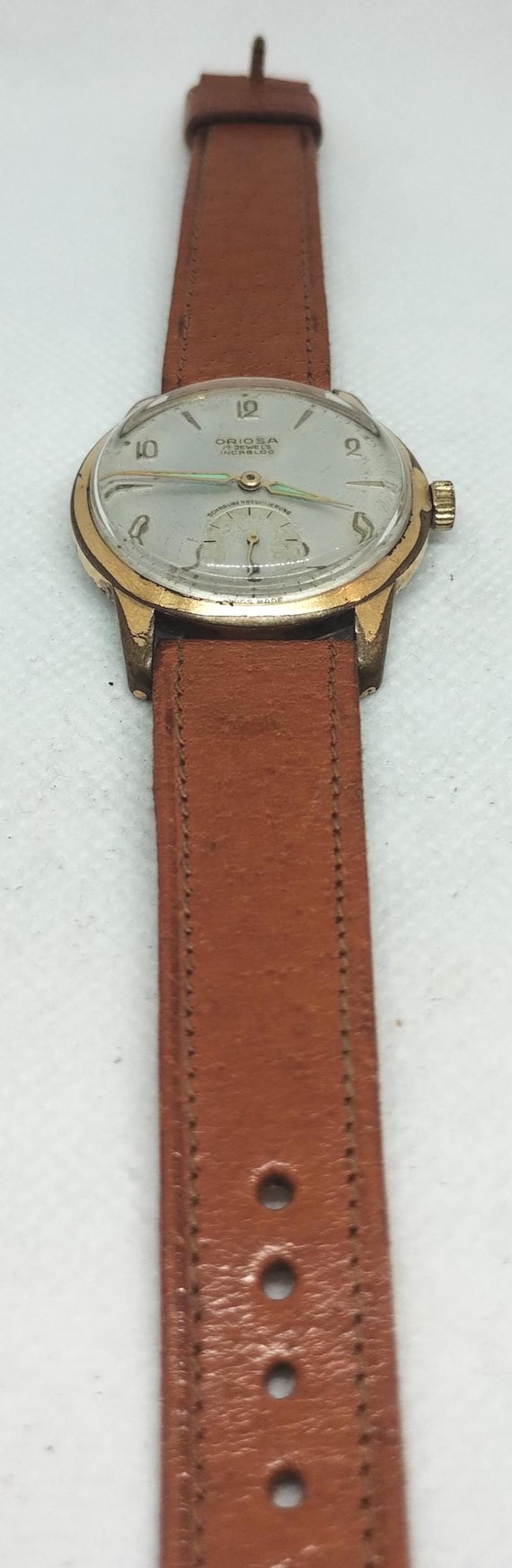 Vintage Men's Watch Oriosa 17 Jewels AS Cal. 1130 Swiss Made 70's