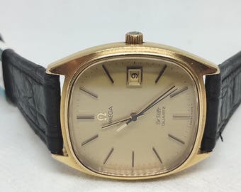 Vintage Men's Watch Omega De Ville Quartz Cal. 1342 Ref. 192.0034