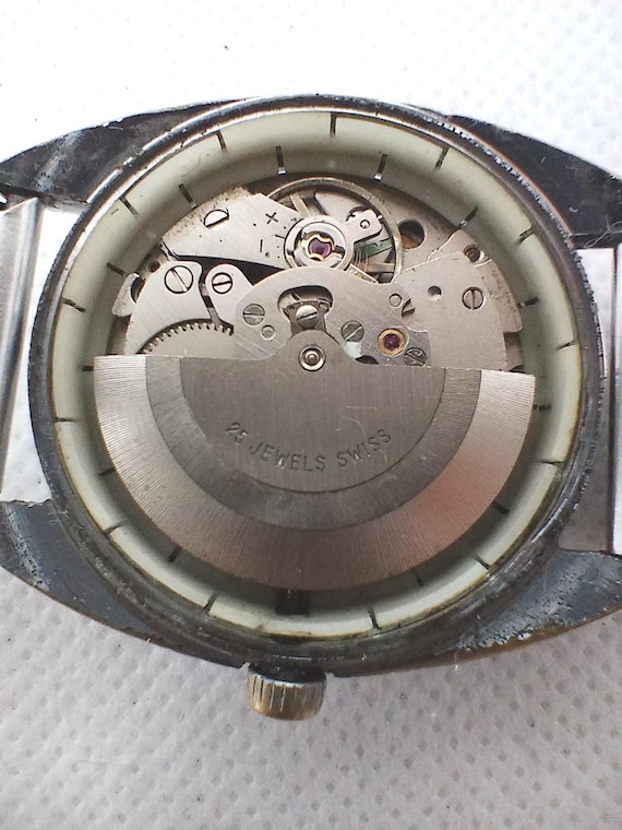 Vintage Men's Watch Jaquet-girard Geneve Automatic 25 Rubis Swiss
