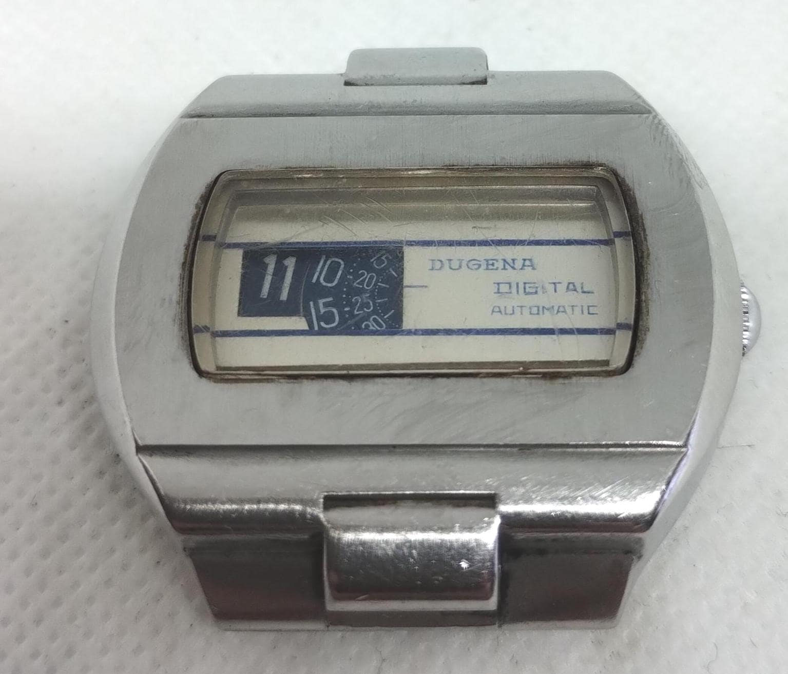 Vintage Men's Jump Hour Dugena Digital Automatic Made in Germany