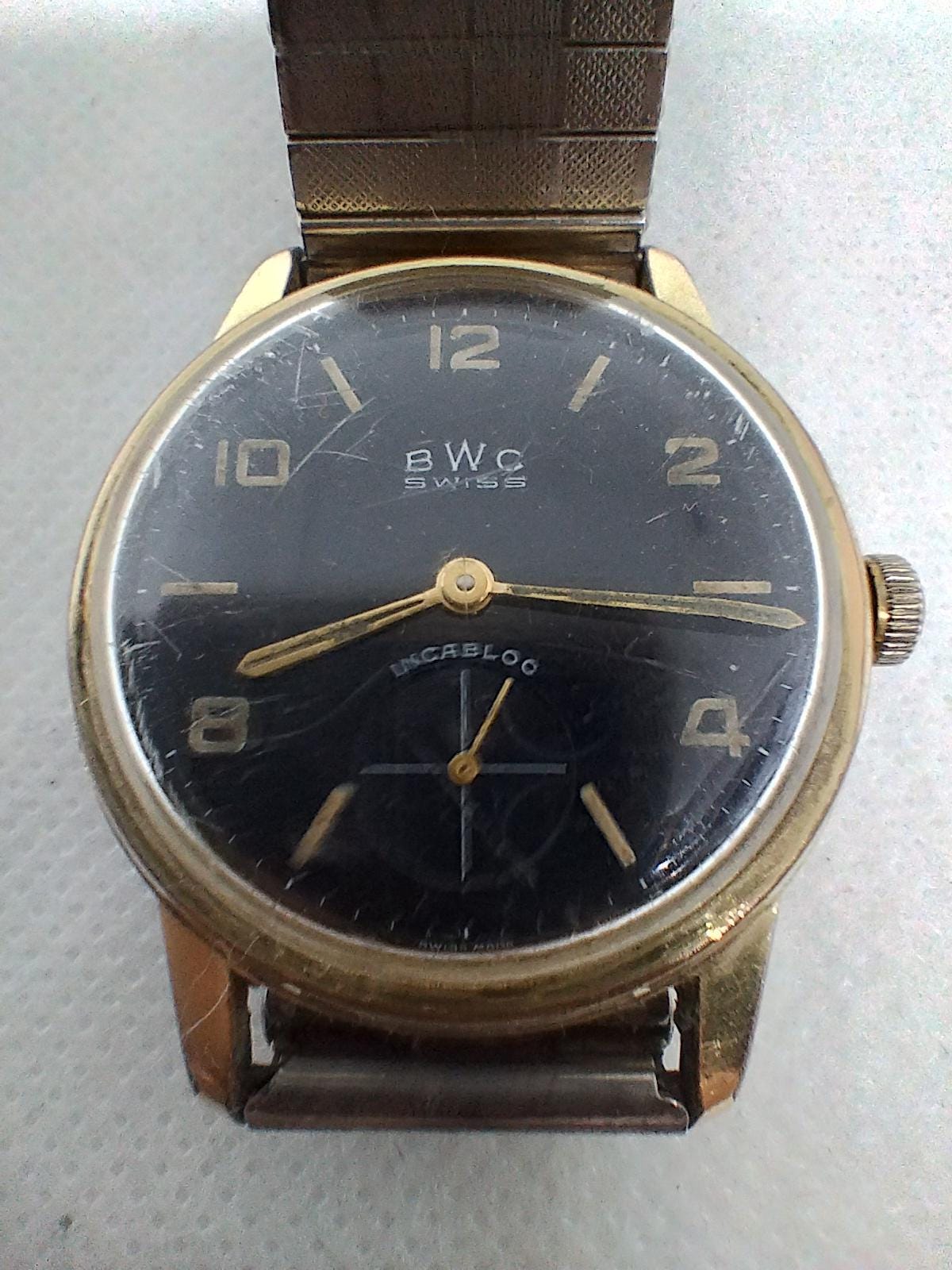 Bwc Chronograph Bwc Swiss Courage Incabloc Bwc Swiss Incabloc