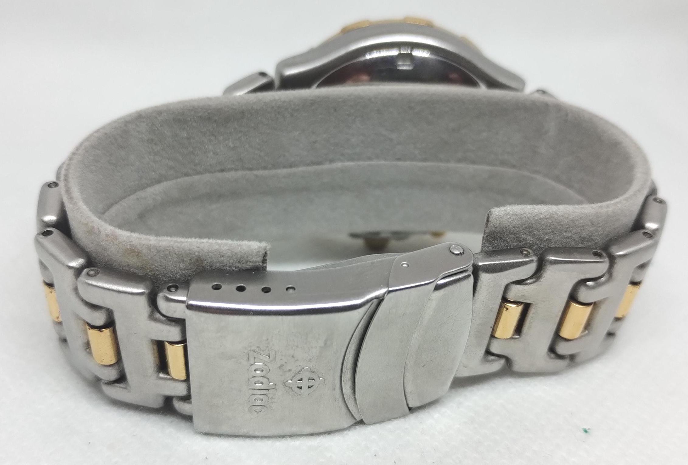 Vintage Men's Chronograph Watch Zodiac Automatic 