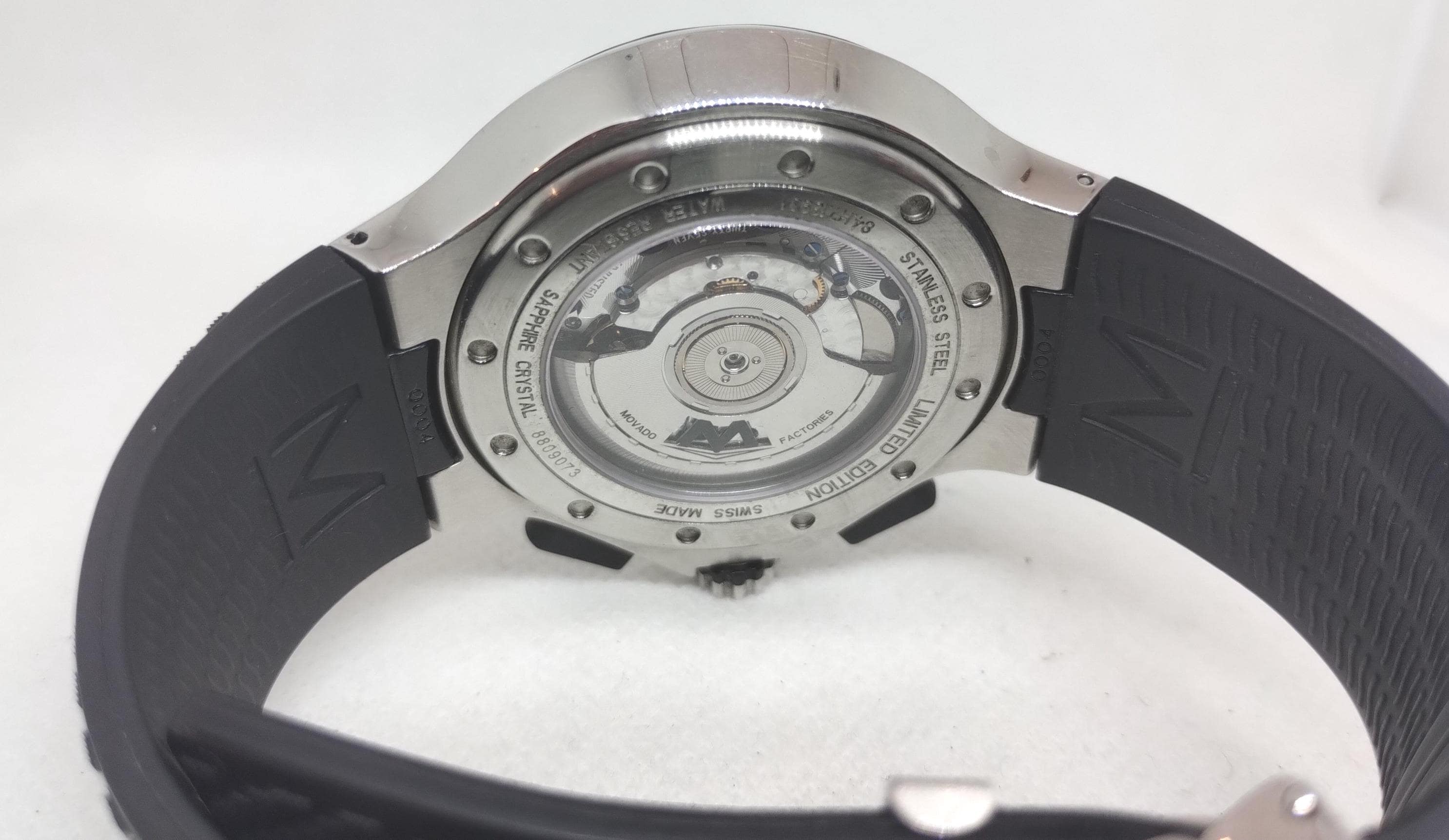 Movado Chronograph Watch Ref. 84.H7.1893.1 Series 800 Tom Brady