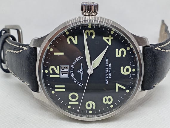Large Zeno Watch Basel Flieger Watch Ref. 6221-7003 Swiss Made - Etsy