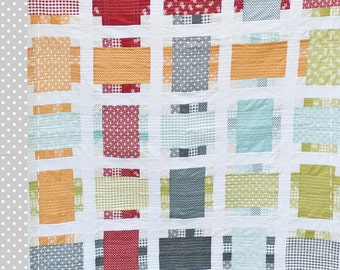 Around the Block Quilt Pattern - PDF Version