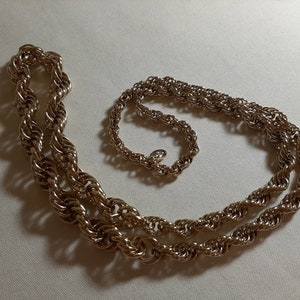 Collier chaîne doré vintage VENDOME
