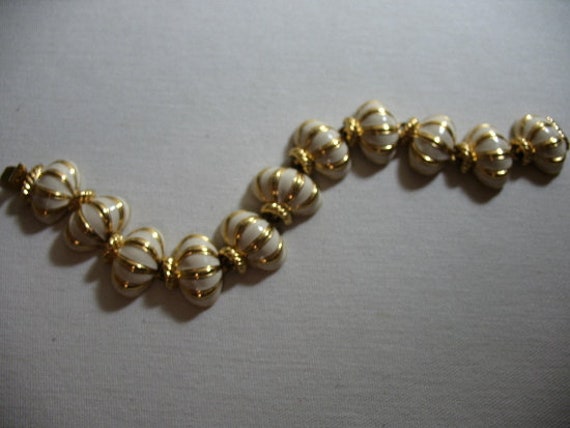 Joan Rivers Enamel and Gold Tone Bracelet