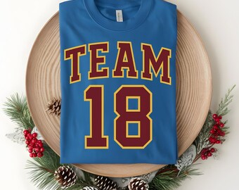 Custom Team Shirt, Personalized Sports Jersey Tee, School Spirit wear, Matching Family & Group Shirts, Varsity Team T-Shirt