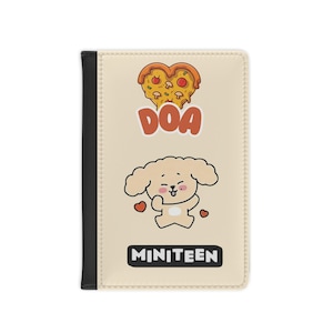 Custodia per passaporto SVT Miniteen Dokyeom: accessorio da viaggio Kpop con RFID
