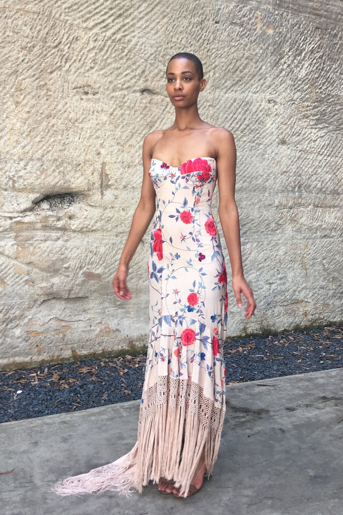 dress with shawl Laura - Silk Scarf/Shawl for Women