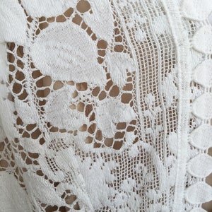 STARDUST vintage Quaker lace cotton ethical wedding dress image 8