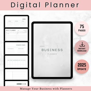 Business Planner Bundle: Editable, Small Business Planner, Content Planner, Social Media Planner, Business Plan Template