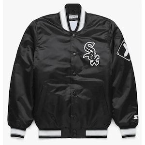 Chicagq シカゴ・ホワイトソックス ブラックジャケット LL White sox bomber - Etsy 日本