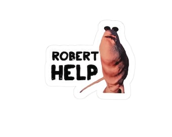 Marcus the Worm Sticker- Robert Help