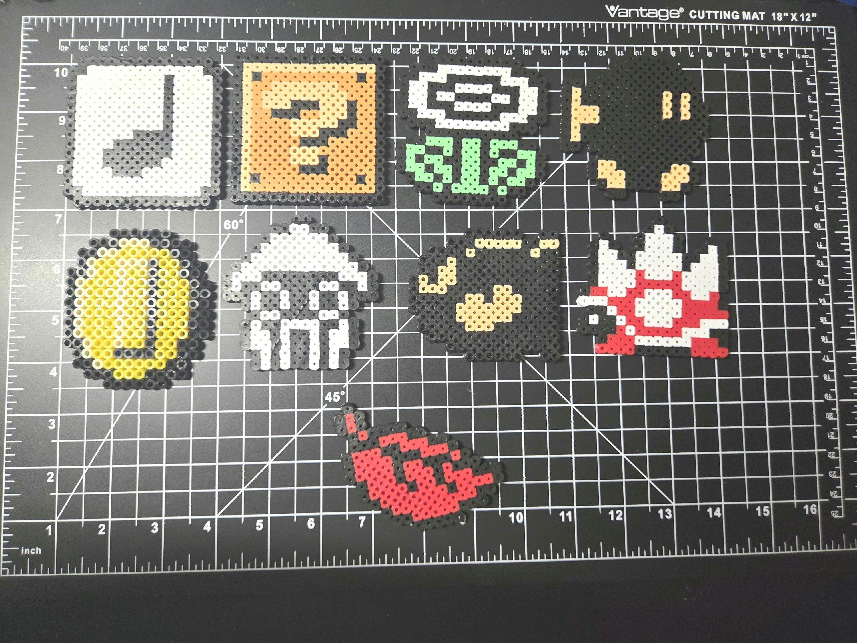 Perler mario coin - Etsy 日本