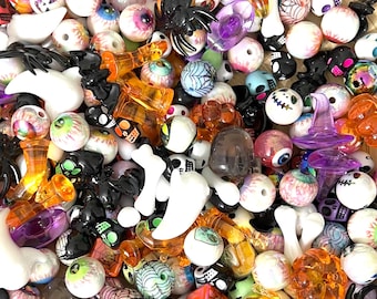 Halloween Beads and Charms Grab Bag