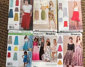 Simplicity Women's Skirt Sewing Patterns | Maxi, Pencil, Wrap Styles (Paper Pattern)