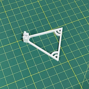 White tension Mast Yarn Guide, Passap E6000 Knitting Machine , White Color, machine knitting replacement part