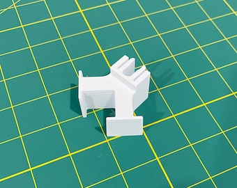 Passap E6000 Knitting Machine, Original Bowl Clip, COLOR WHITE, machine knitting replacement part