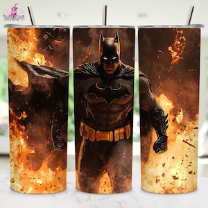 Tumbler Wrap Dark Hero | 20oz mager sublimatieontwerp beker | Omslagdoek superheldenbeker | Bekerverpakking actiefilm, png PNGEgg | Digitale download