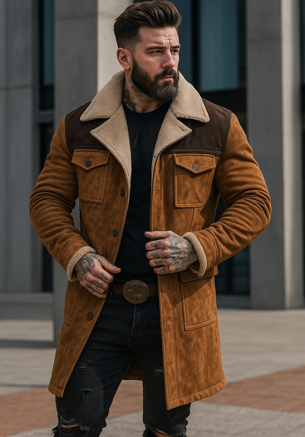 Vintage Suede Coat - Etsy