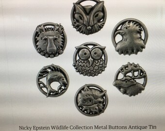 WILDLIFE BUTTON COLLECTION