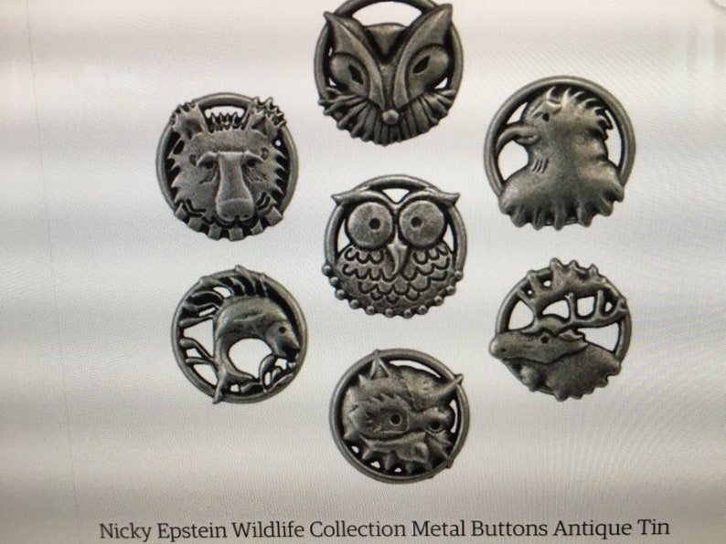 WILDLIFE BUTTON COLLECTION image 1