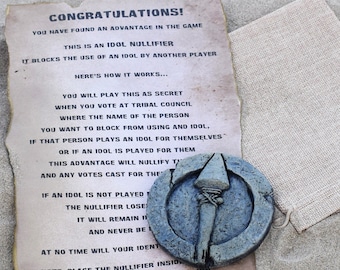 Survivor Idol Nullifier Season 37 David Vs. Goliath Prop Replica (DUTY PAID)