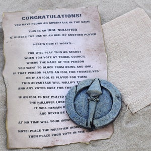 Survivor Idol Nullifier Season 37 David Vs. Goliath Prop Replica
