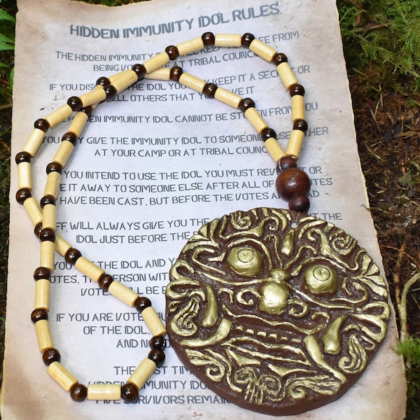 Survivor saison 28 : réplique de l'idole de l'immunité de Cagayan, accessoire fait main (DUTY PAID)