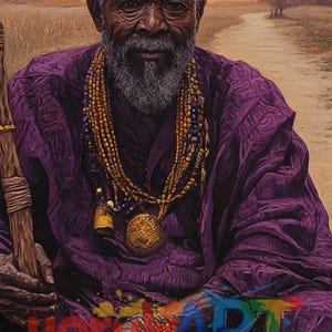 Babalawo Orisha Poster Printable