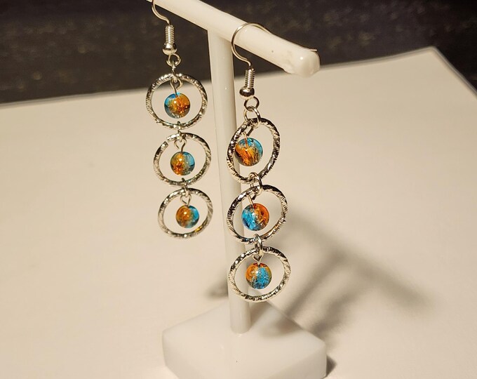 Trinity Ring Earrings