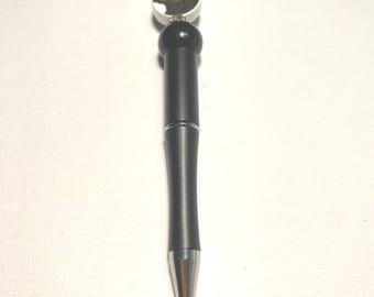 Ballpoint Pens with Cat Head Charms Set